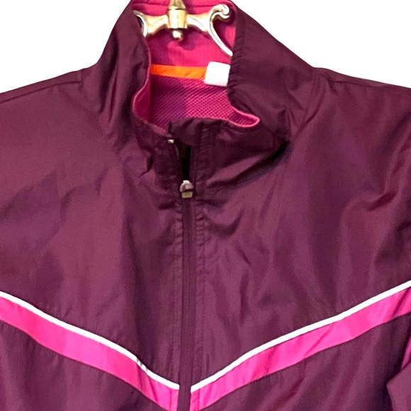 Danskin Now Pink and Purple Wind Breaker Jacket Size M - Picture 4 of 8